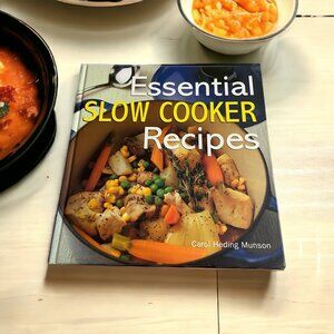 Essential Slow Cooker Recipes Carol Heding Munson Crockpot Cookbook 2002